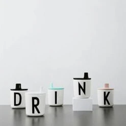 Design Letters Drink Deksel Voor Een Ecozen® Mok, Nude 9 Design Letters Drink Deksel Voor Een Ecozen® Mok, Nude -Keuken Pro Verkoop design letters drink lid for melamine cup 19 1