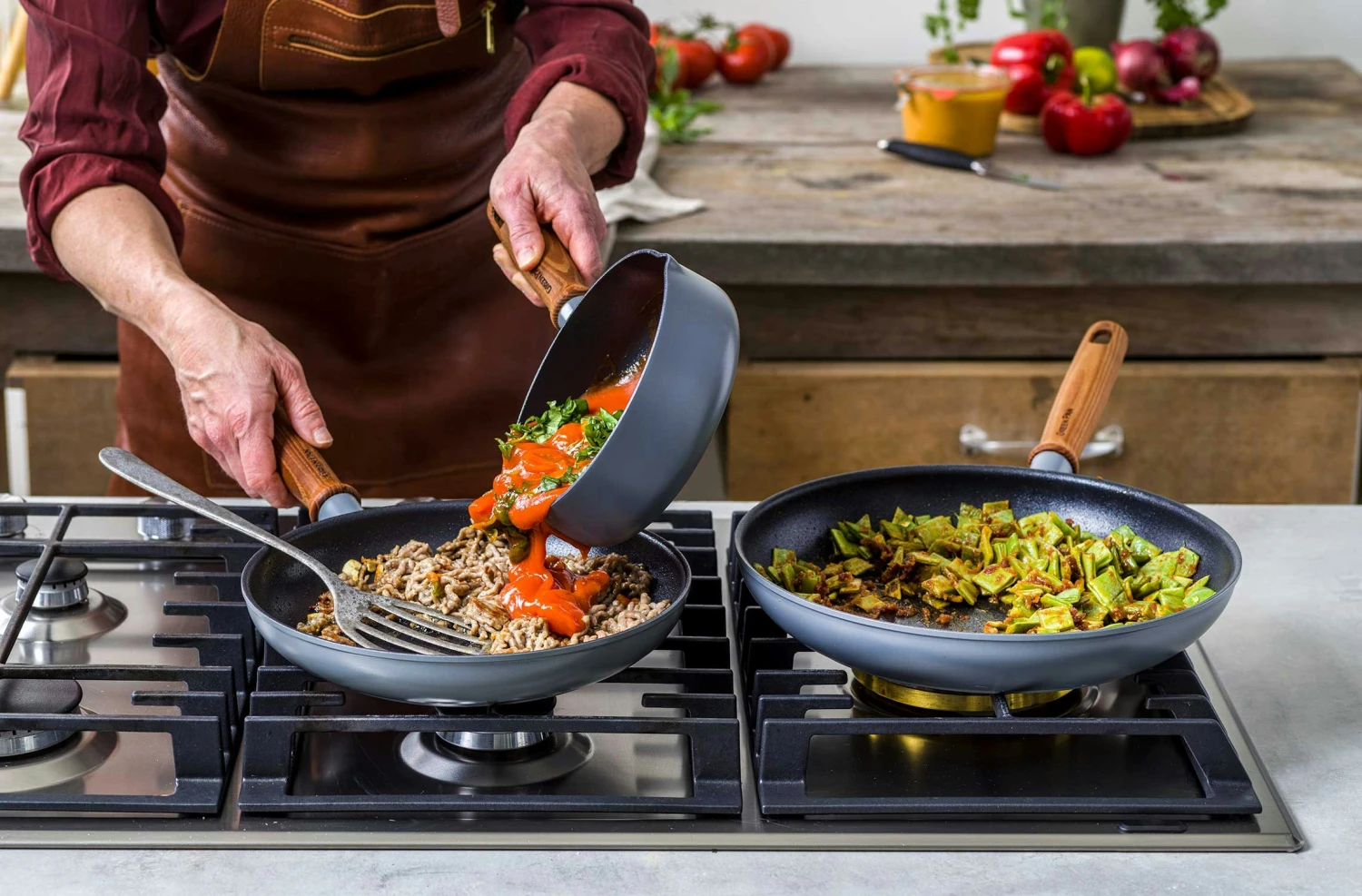 Greenpan Mayflower Koekenpan Donker Houtskool, 28 Cm 4 Greenpan Mayflower Koekenpan Donker Houtskool, 28 Cm - Afbeelding 2