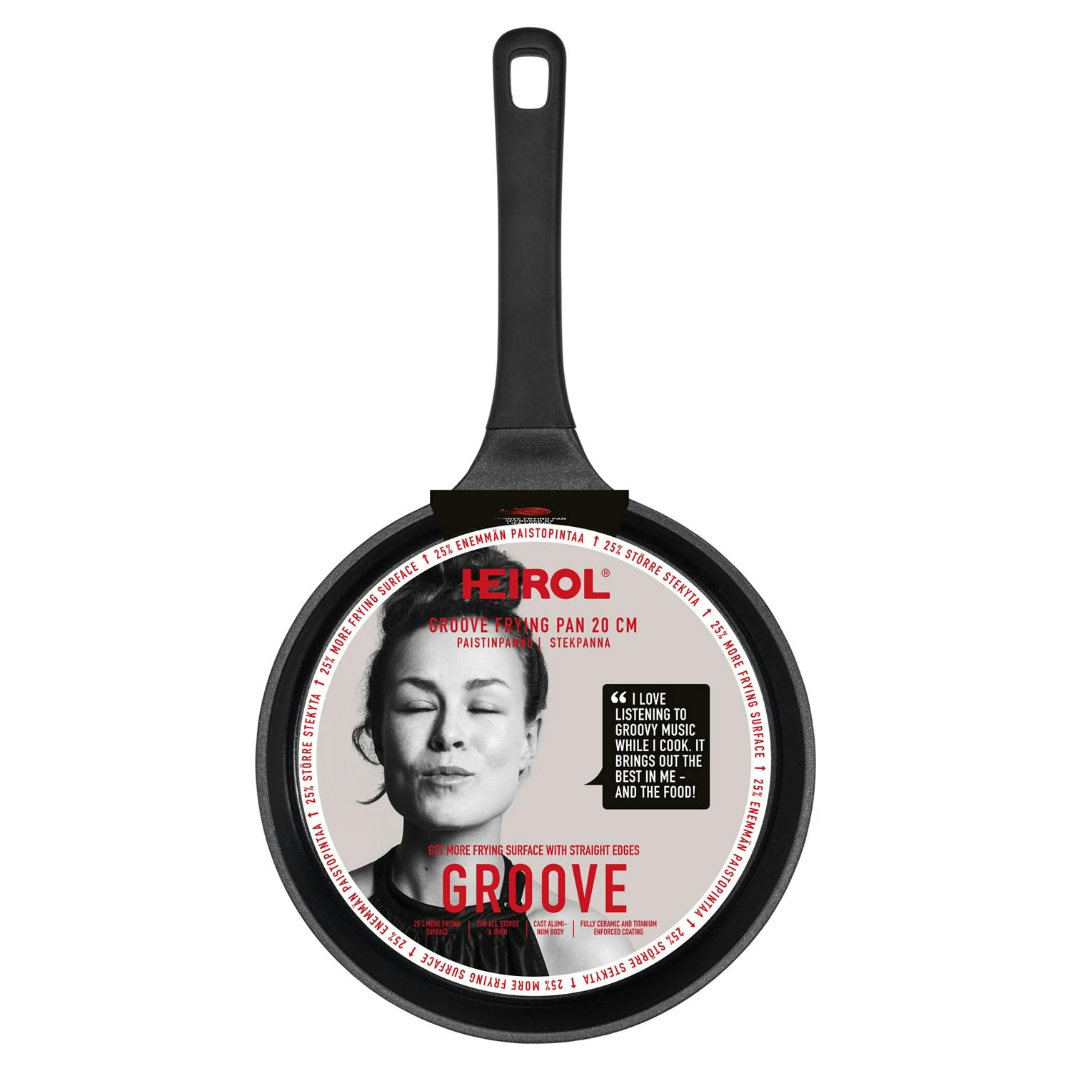 Heirol Groove Koekenpan 20 Cm 5 Heirol Groove Koekenpan 20 Cm - Afbeelding 3