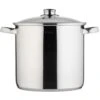 Heirol Steelpan Met Glazen Deksel 30 Cm 15 L -Keuken Pro Verkoop heirol kittel 15 liters 0