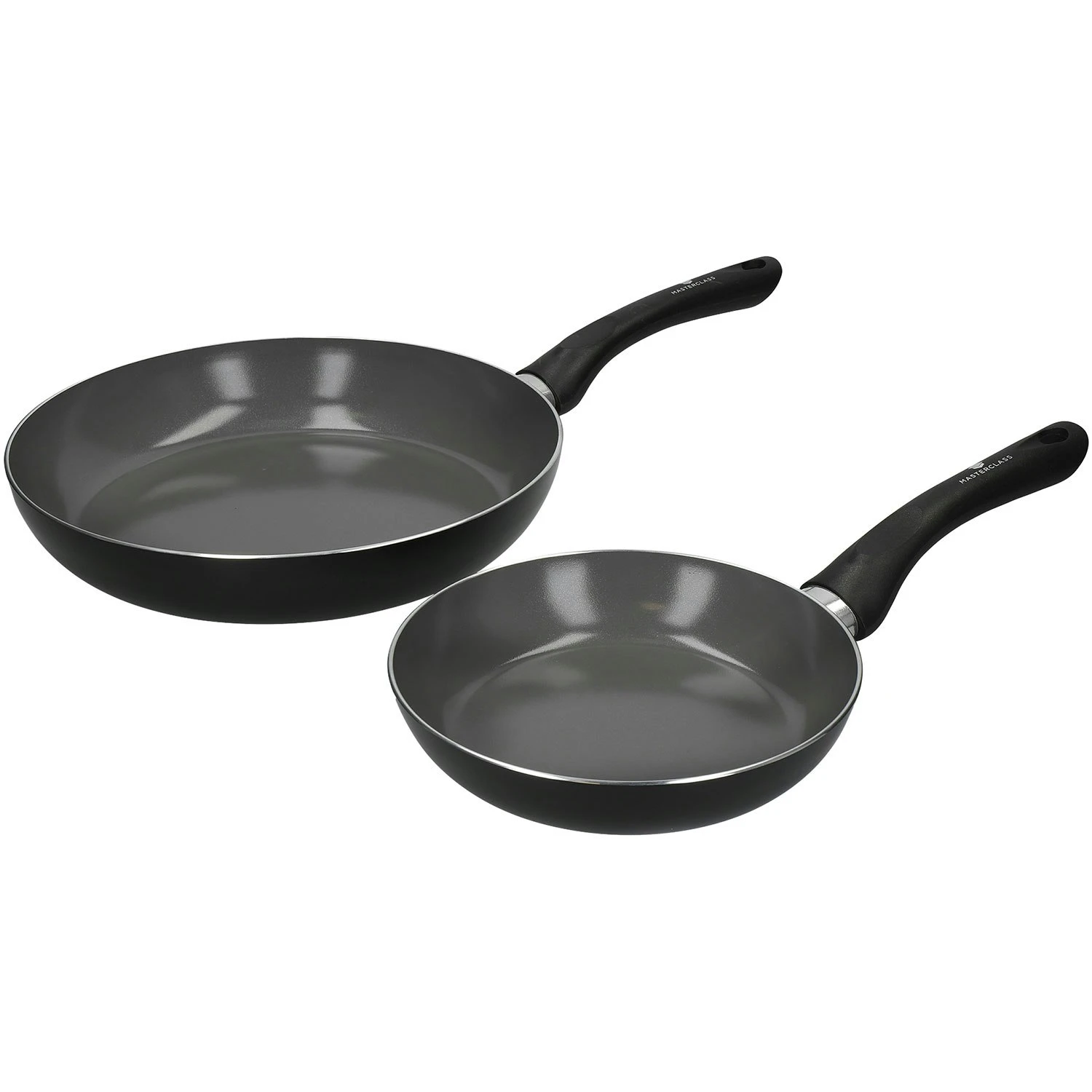 Kitchen Craft Master Class Koekenpan 2 Stuks, 20 Cm & 28 Cm 3 Kitchen Craft Master Class Koekenpan 2 Stuks, 20 Cm & 28 Cm