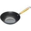 Kitchen Craft World Of Flavours Wokpan 25 Cm -Keuken Pro Verkoop kitchen craft worldofflavours wood hand steel nonstick wok 25cm 0