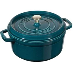 Staub Cocotte Rond 26 Cm 5,2 L, Petrolblauw