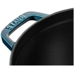 Staub Cocotte Rond 26 Cm 5,2 L, Petrolblauw -Keuken Pro Verkoop staub staub cocotte rond 7