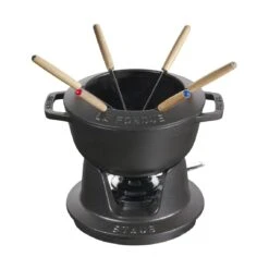 Staub Fondue Set Black 1,65 L