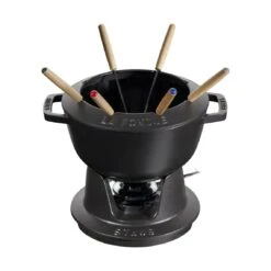 Staub Fondue Set Black 2,35 L